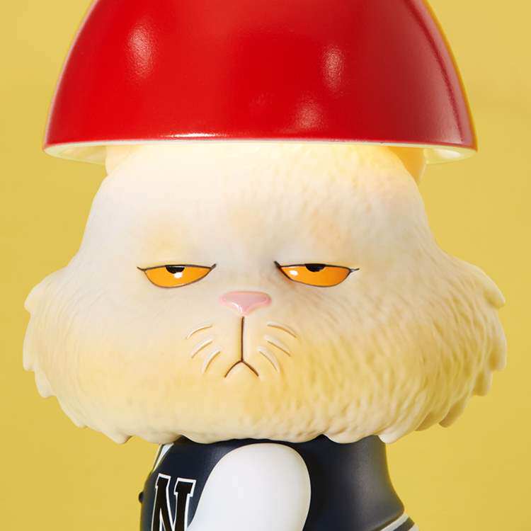 dlztoys正版原创烫头猫潮玩盲盒人偶摆件模型礼物潮玩盲盒