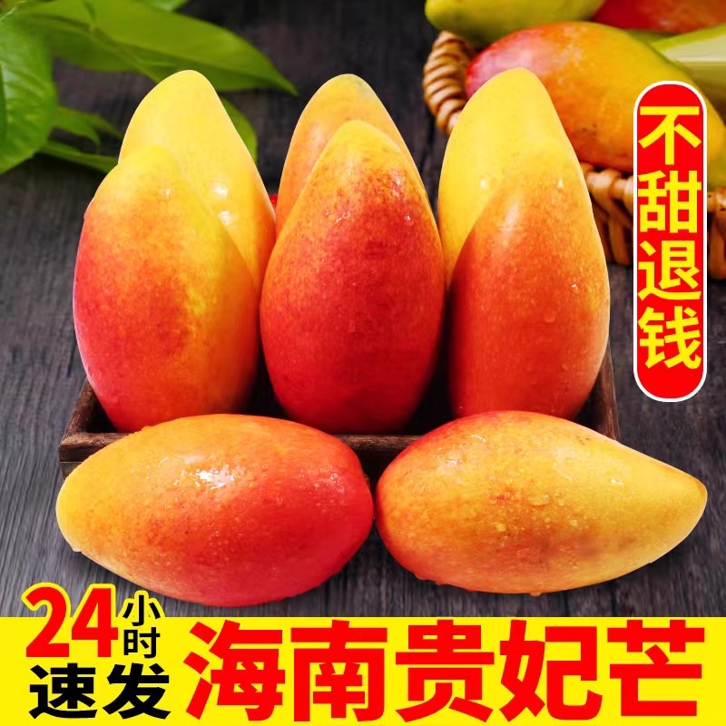海南贵妃芒芒果10斤新鲜水果大果树