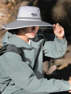 男款防晒帽渔夫帽遮阳帽运动钓鱼帽旅游登山防紫外线帽子太阳帽子