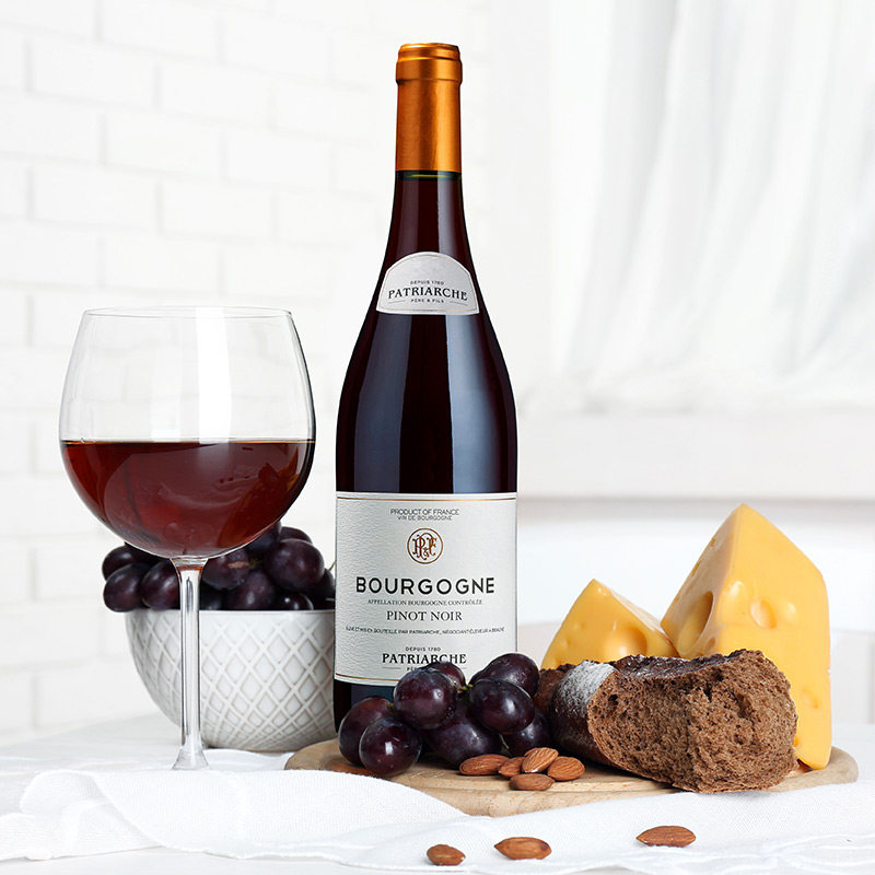 法国原瓶进口帕缇亚珮雅父子勃艮第黑品乐红酒 卡思黛乐出品单支