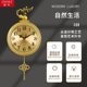 精科新中式挂钟客厅家用轻奢钟表2024新款挂墙石英钟静音挂墙时钟