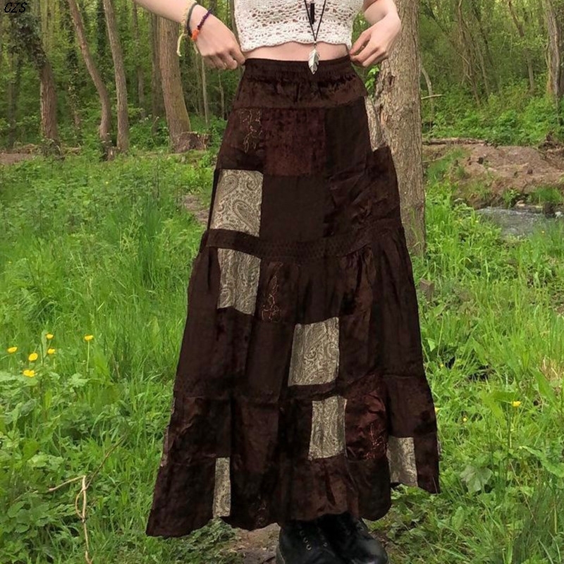 印花半身A字裙女women's fashion print half body A-line skirt|ruв категории Женская одежда, юбка - от Buy2taobao.com для оказания профессиональной услуги покупки агента Taobao