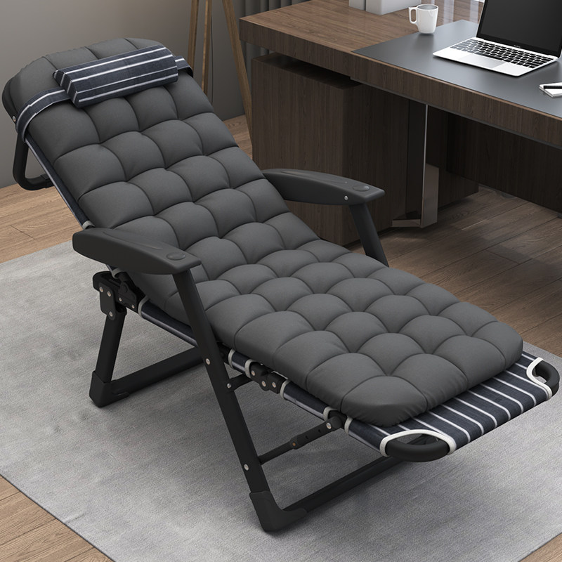 躺椅折叠午休办公室午睡床阳台家用休闲夏季懒人沙滩椅子可调节