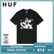 HUF男装夏季新品潮流图案印花圆领短袖T恤S02316M