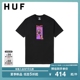 HUF男装夏季新品时尚字母图案印花圆领短袖T恤S02320M