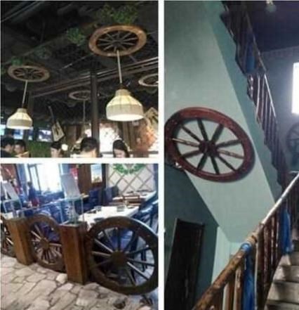 装饰木车轮碳化草坪养护绿化会所室内民俗墙壁壁挂咖啡店摆设田园在类目 鲜花速递/花卉仿真/绿植园艺, 园艺用品, 其它园艺用品中 - 来自Buy2taobao.com提供专业的淘宝代购服务