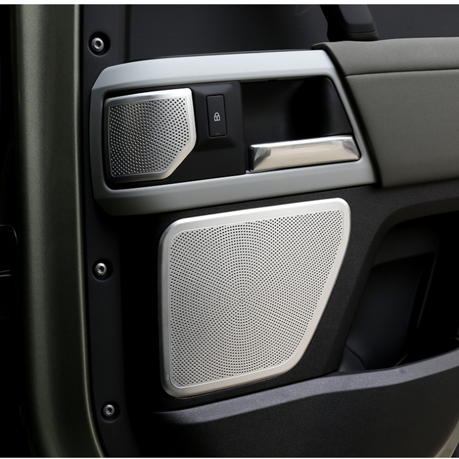 20-21款路虎卫士车门板音响喇叭装饰网罩 新卫士110内饰改装配件