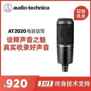Audio Technica/铁三角 AT2020铁三角麦克风AT2020电容专业直播配