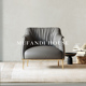 慕梵迪设计师椅子美式轻奢简约现代真皮单人沙发椅客厅阳台休闲椅