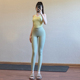 瑜伽裤女2024新款春夏高端专业紧身裸感高腰提臀运动训练健身裤