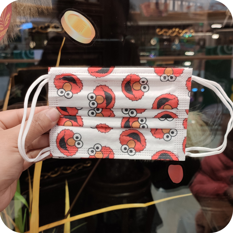 ins芝麻街一次性口罩印花卡通可爱ELMO三层含熔喷布成人大人儿童在类目 居家日用, 防护用品, 口罩中 - 来自Buy2taobao.com提供专业的淘宝代购服务