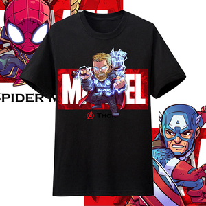 漫威十周年钢铁侠纪念T恤男女marvel联名衣服复仇者联盟4短袖