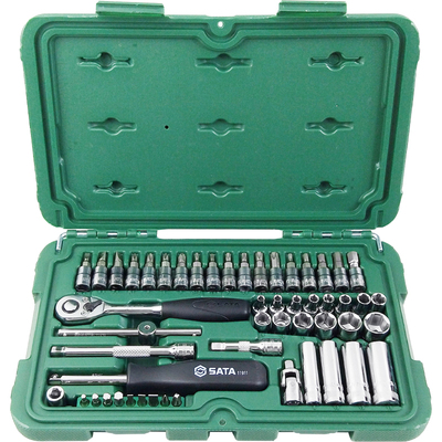 50元 世达汽车维修工具组套128件棘轮扳手套筒汽修汽保组合套装09014a