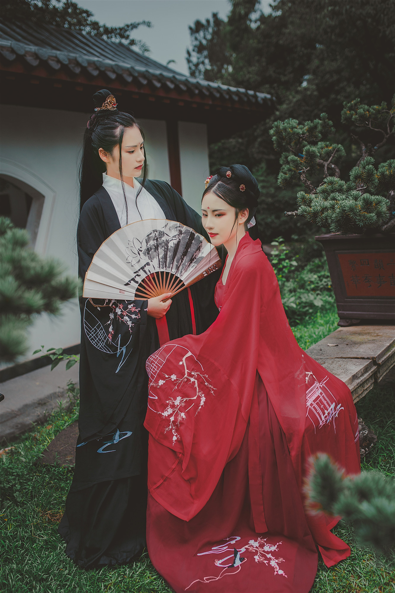 花雨辞【云归燕】原创汉服女春夏秋重工刺绣齐腰襦裙六米摆情侣CP