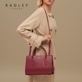 Radley英国女包新款时尚洋气真皮拉链手提包简约斜挎单肩包11495