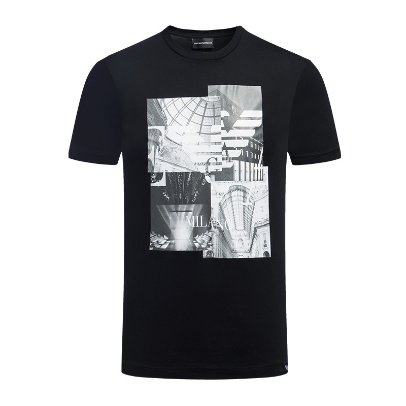 emporio armani/阿玛尼2018春夏男装时尚休闲短袖t恤3z1t75-1jpzz