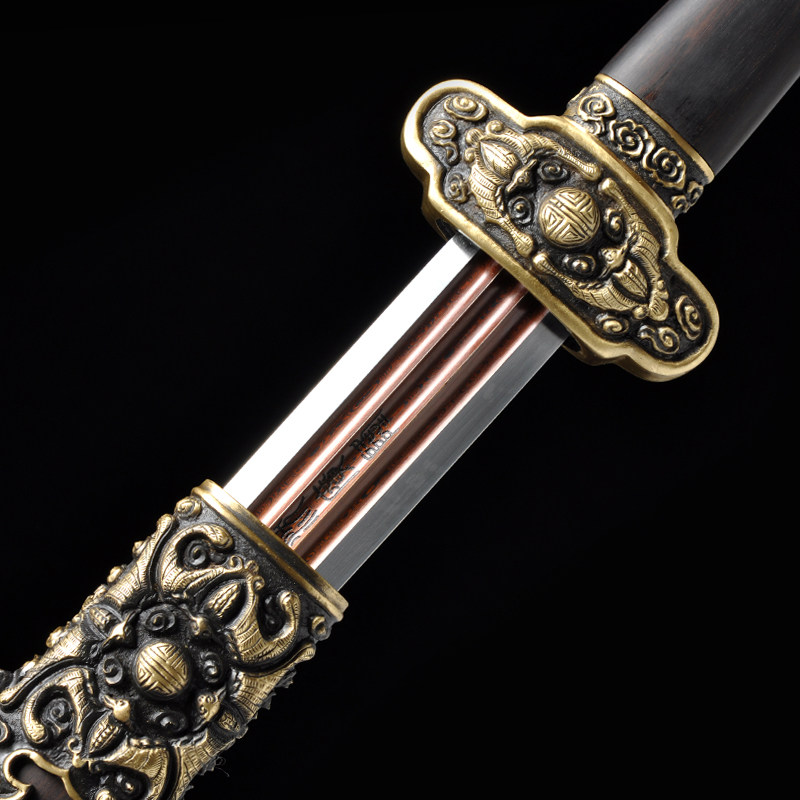 霸王剑 沈州 掌门 高级工艺美术师 龙泉沈广隆宝剑 未开刃