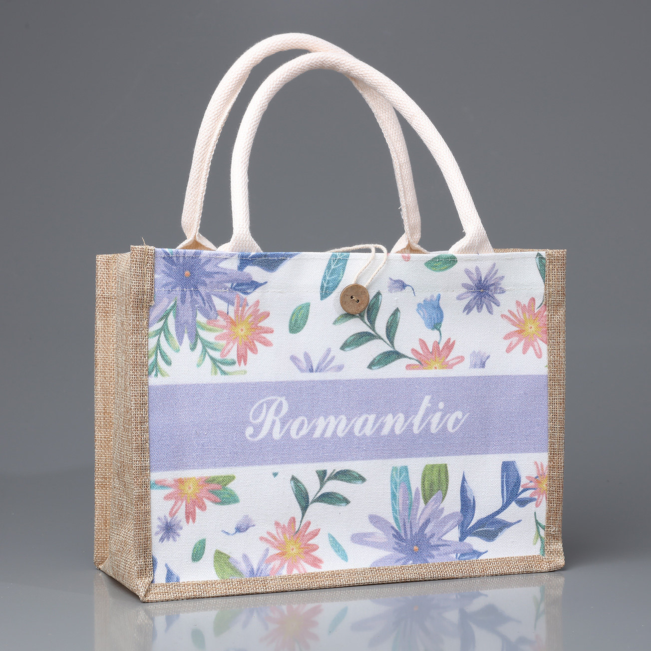 帆布袋购物袋文艺小提袋上班帆布包亚麻女画画美术手提袋