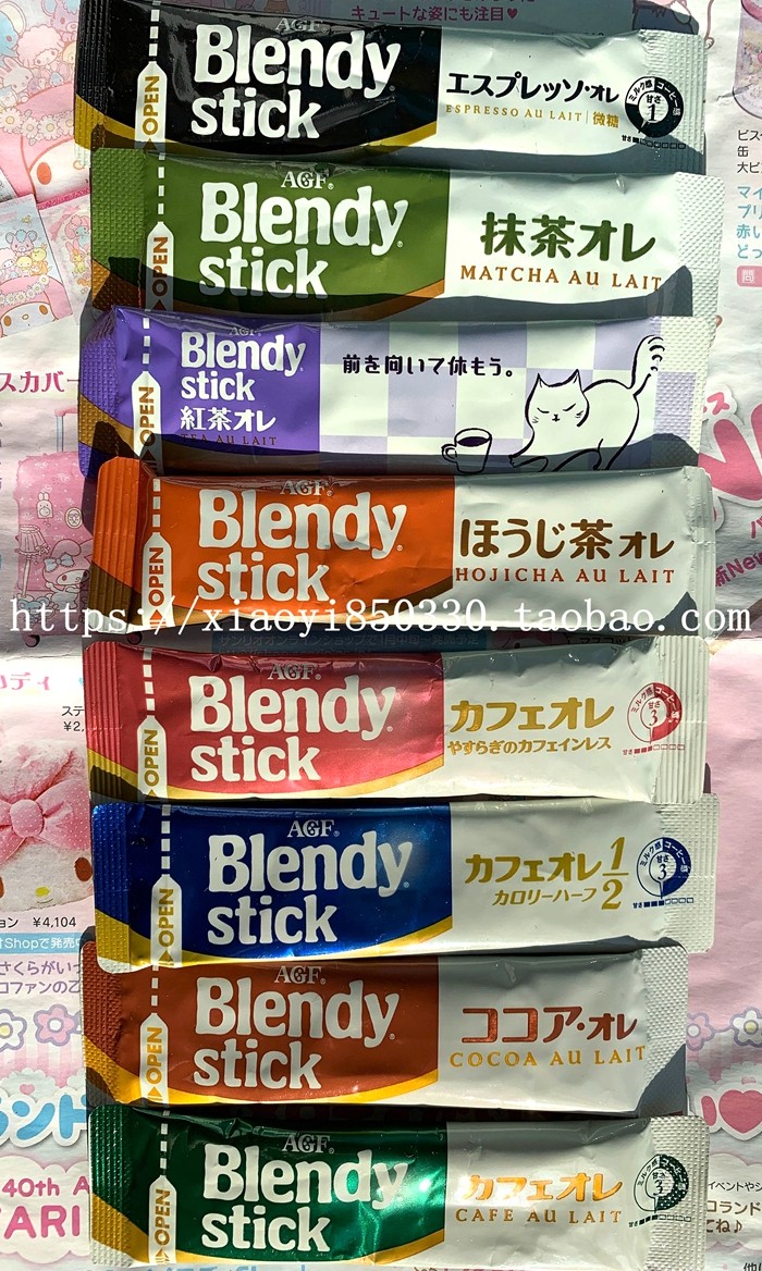 热销日本奶茶blendy_现货日本原装 agf blendy stick三合一速溶咖啡