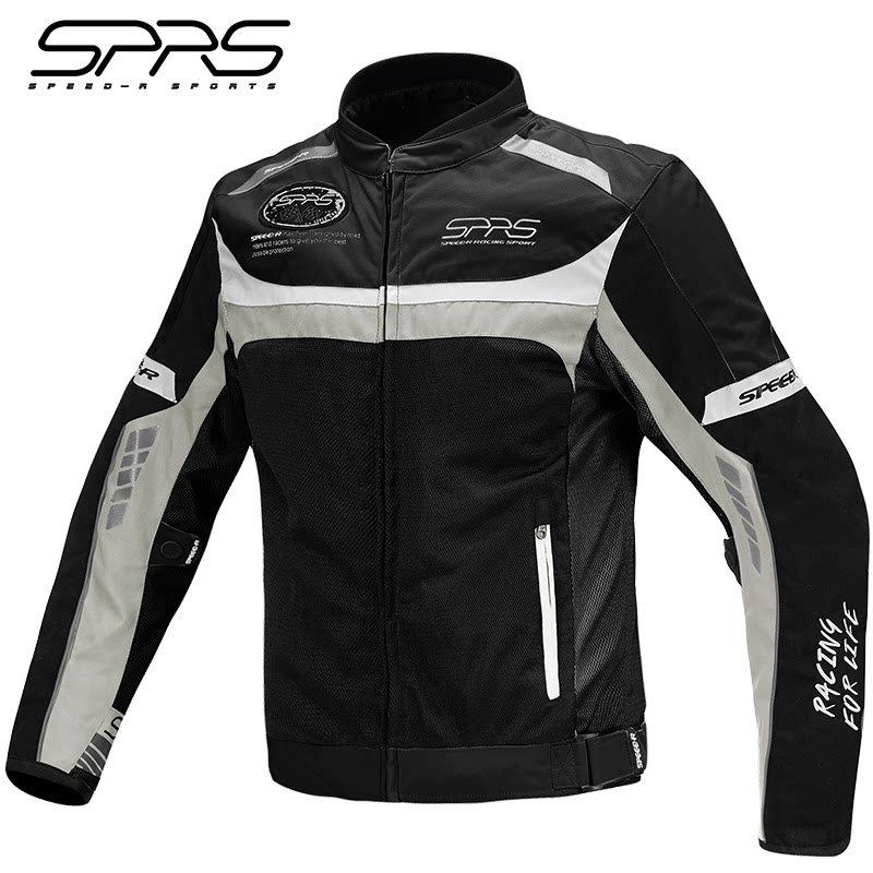 sprs骑行服男摩托车衣服夏季网眼夹克机车帅酷服防水防摔透气个性