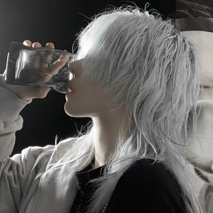 男士头套假发帅气潮流图片