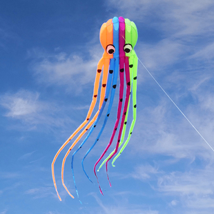 潍坊风筝 8米软体章鱼风筝彩色立体大型新款章鱼风筝软体好飞