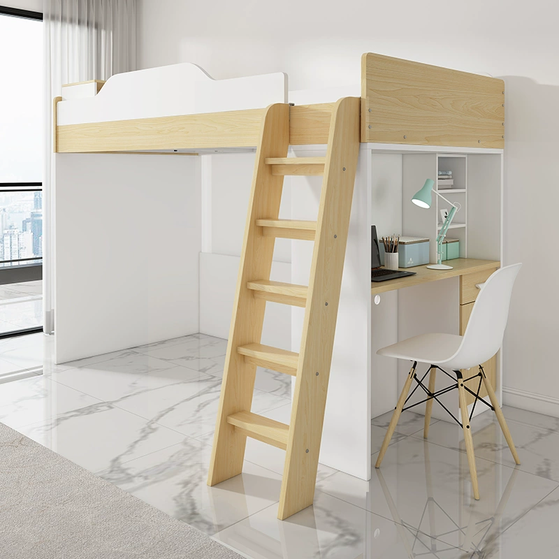3人付款062798北美空间双层床上下高低床配套扶手衣柜式梯柜抽屉