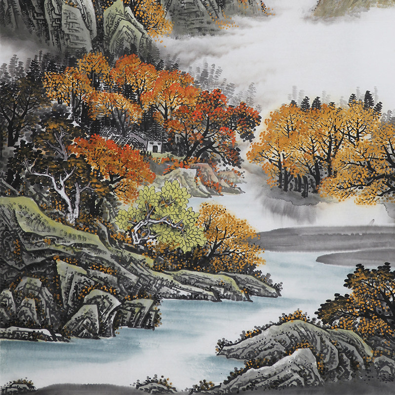 范海《精品六尺山水 江山腾景 》