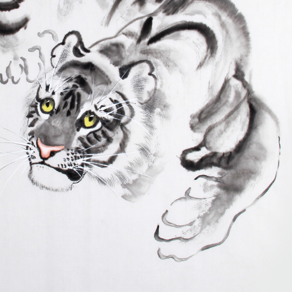 谭乐丹《精品虎系列 出浴》