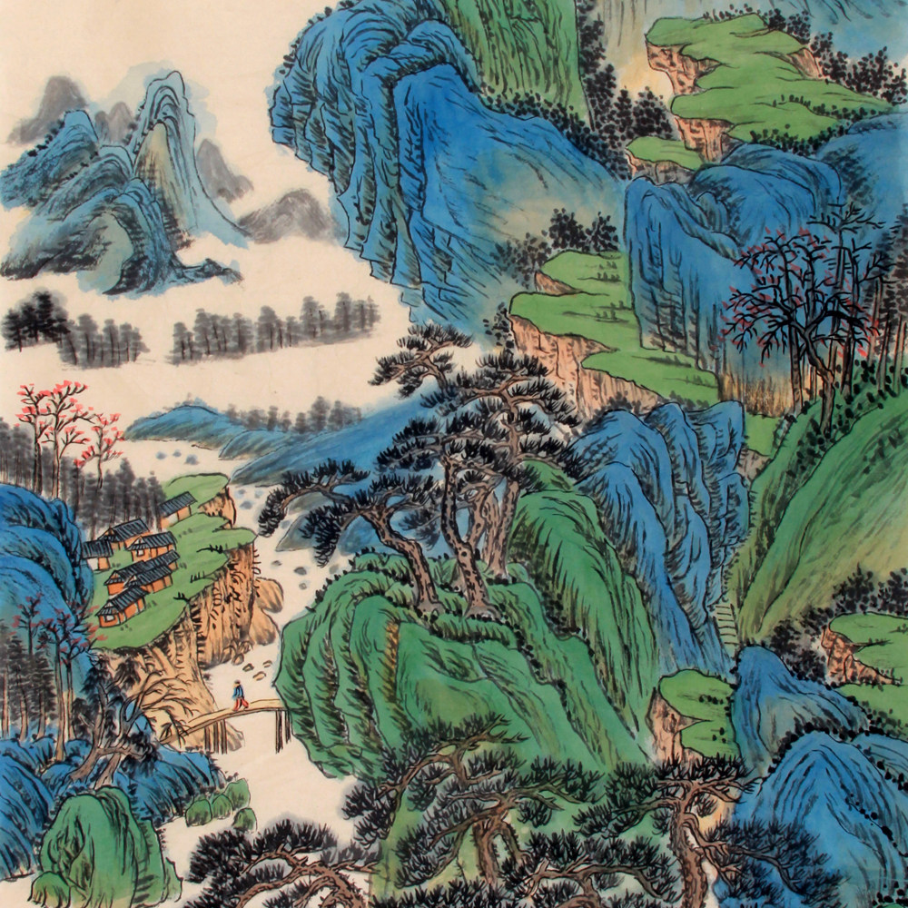 张云《精品山水 溪山春韵》