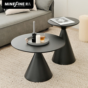Maifan Combination Tea Several Sexual Light Luxury Design Modern Simple Living Room Small Apartment Iron Art Small Coffee Table High and Low Table