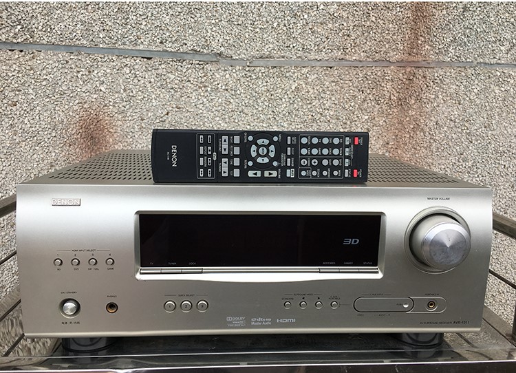 denon/天龙 avr-1311 av功放hdmi光纤同轴接口dts-hd杜比解码3d
