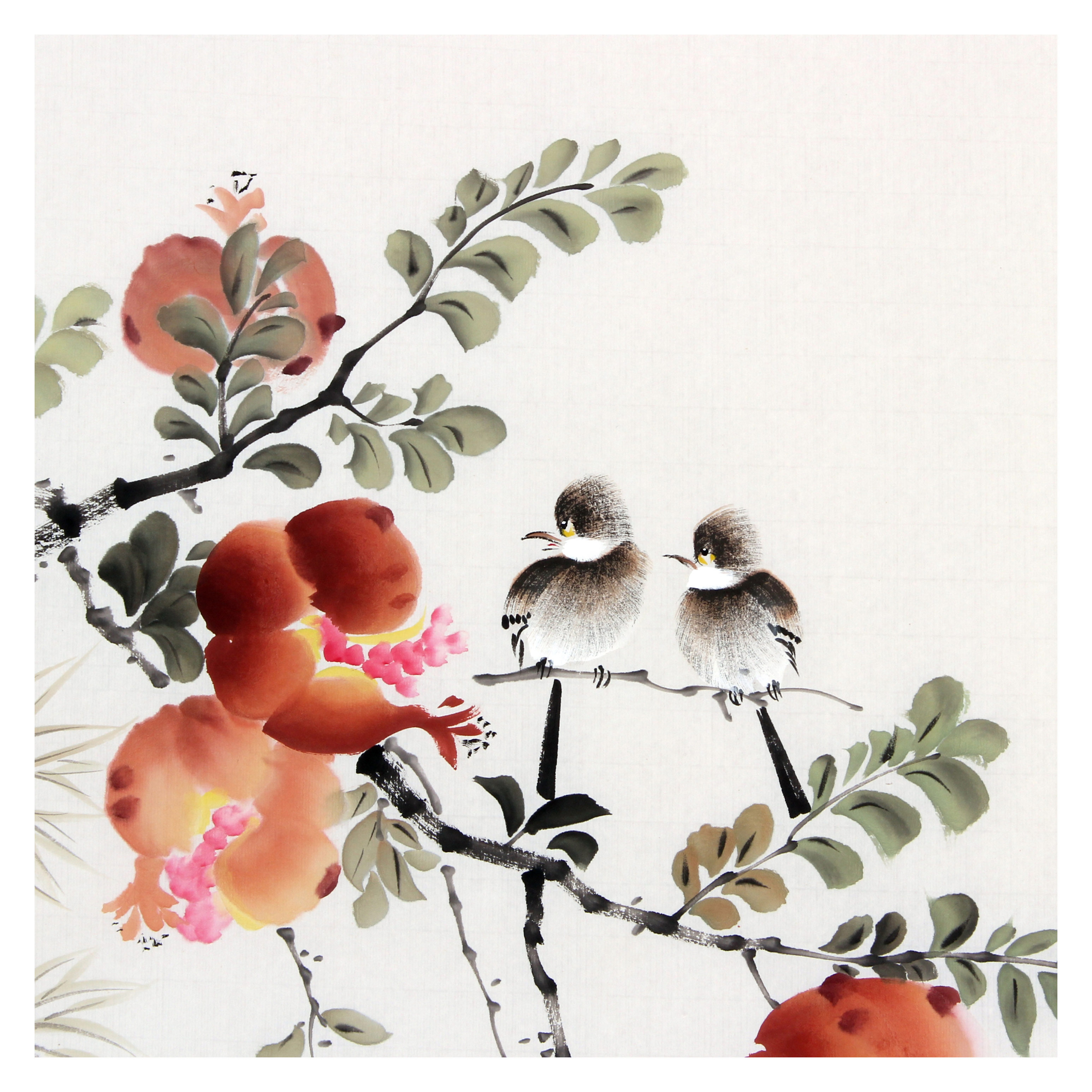 刘连付《多子多福》中国工笔画协会会员 - 拍卖