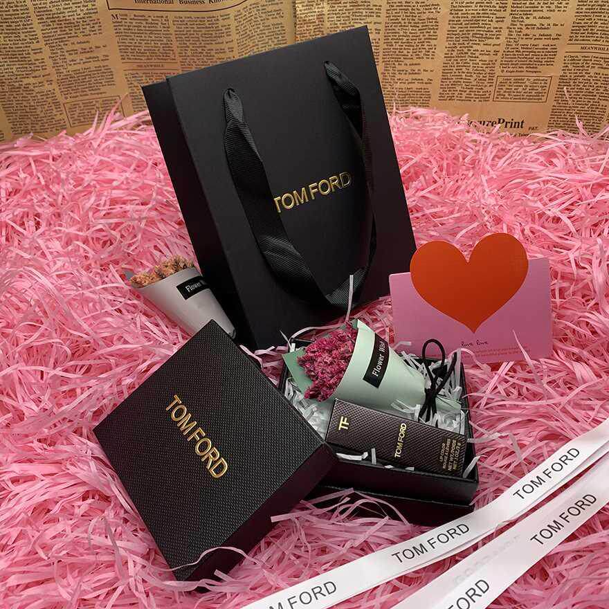 专柜正品tom ford汤姆福特 口红袋 口红盒 tf纸袋礼品袋 购物袋子