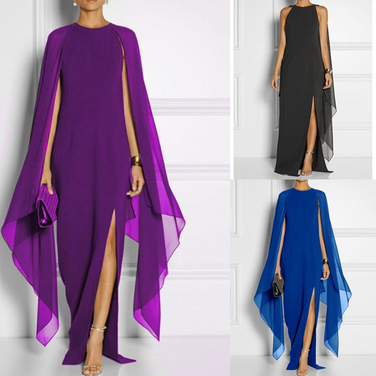 Dress chiffon sleeveless shawl evening dress dress晚礼服长裙在类目 运动服/休闲服装, 运动裙, 运动连衣裙中 - 来自Buy2taobao.com提供专业的淘宝代购服务