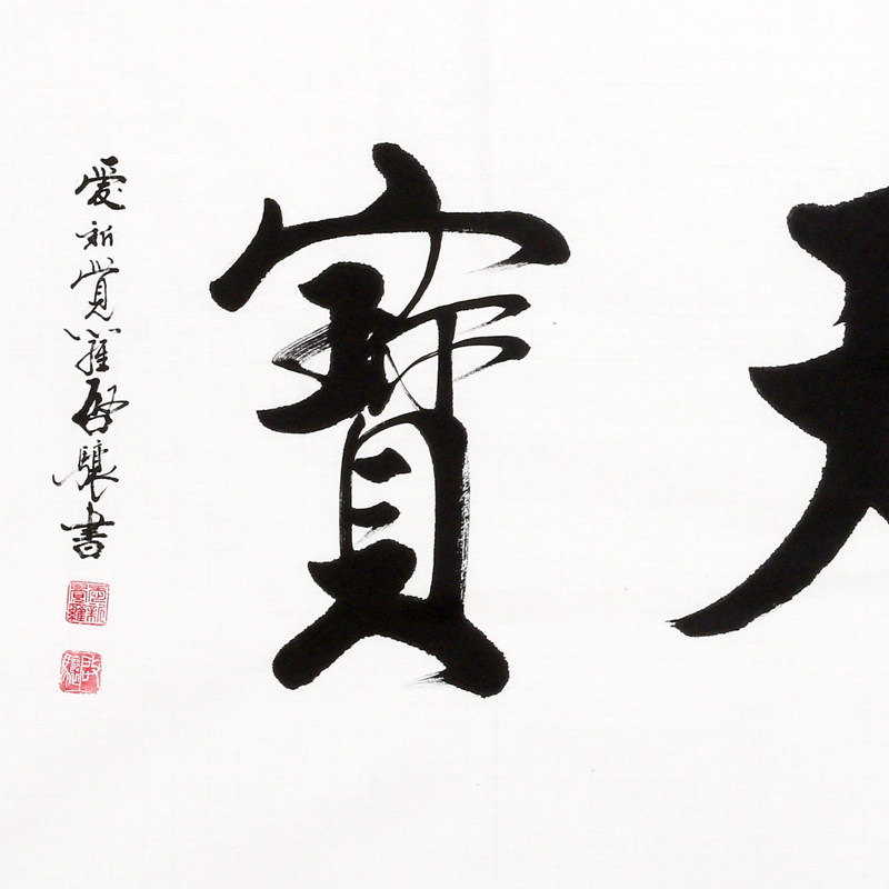 爱新觉罗 启骧《物华天宝》雍正第九代孙 中国书法家协会会员