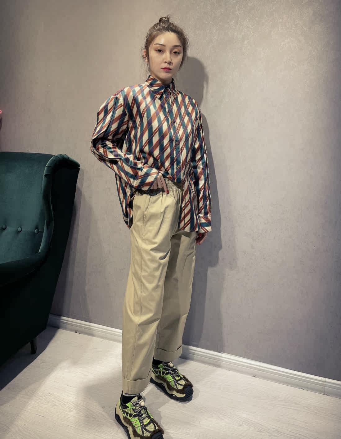 jnby江南布衣2021春款专柜正品休闲裤子5lb312030 665