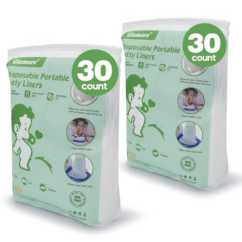 [60 Count] Potty Liners Compatible with OXO Tot 2-in-1 Go Po