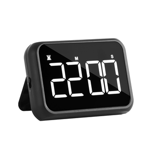 大屏幕LED计时器倒计时厨房提醒学习专用定时器充电时间考研闹钟