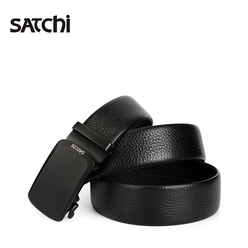 Satchi/沙驰皮带自动扣真皮韩版时尚外穿式男士腰带青年头层牛皮在类目 服饰配件/皮带/帽子/围巾, 腰带/皮带/腰链中 - 来自Buy2taobao.com提供专业的淘宝代购服务