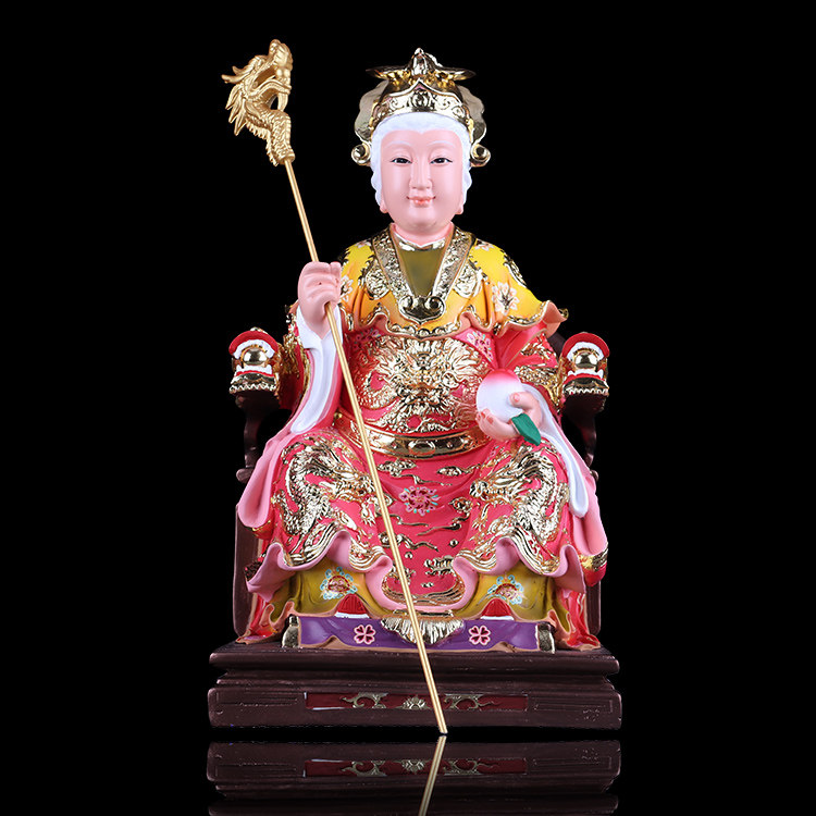泰山奶奶神像 碧霞元君泰山老奶奶居家供奉树脂摆件 泰山娘娘神像