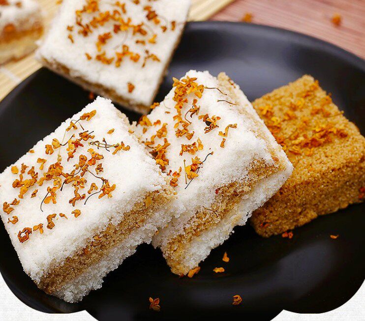 桂花糕糯米糕杭州特产传统糕点正宗小米糕老人小吃点心新疆包邮