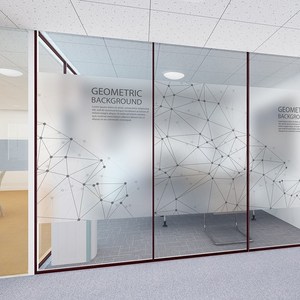 遮光玻璃贴膜橱窗图片