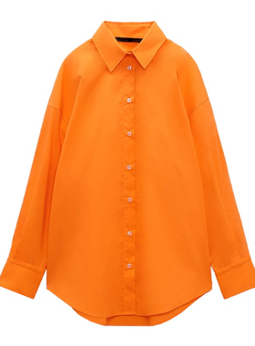 橙色 衬衣