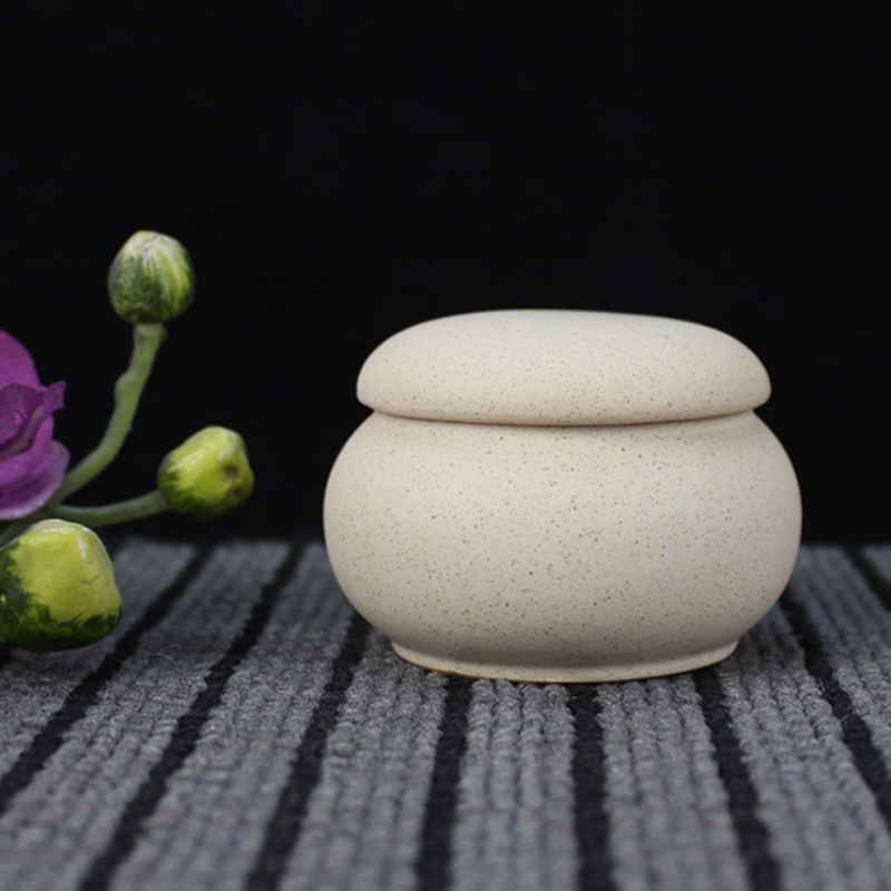 Tea pot Tea pot Retro Mini Flat Chinese style Pu 'er Tea Safflower Perfume powder Salve Dendrobium ceramics Storage Jarin the Tableware , Tea set , Tea caddy category - from Buy2taobao.com to provide professional Taobao agent buy service