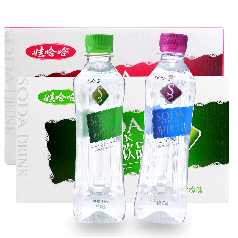 娃哈哈柠檬薄荷味苏打水350ml*12瓶碱性矿泉水饮品生活饮用水饮料在类目 咖啡/麦片/冲饮, 饮料, 矿泉水/纯净水中 - 来自Buy2taobao.com提供专业的淘宝代购服务
