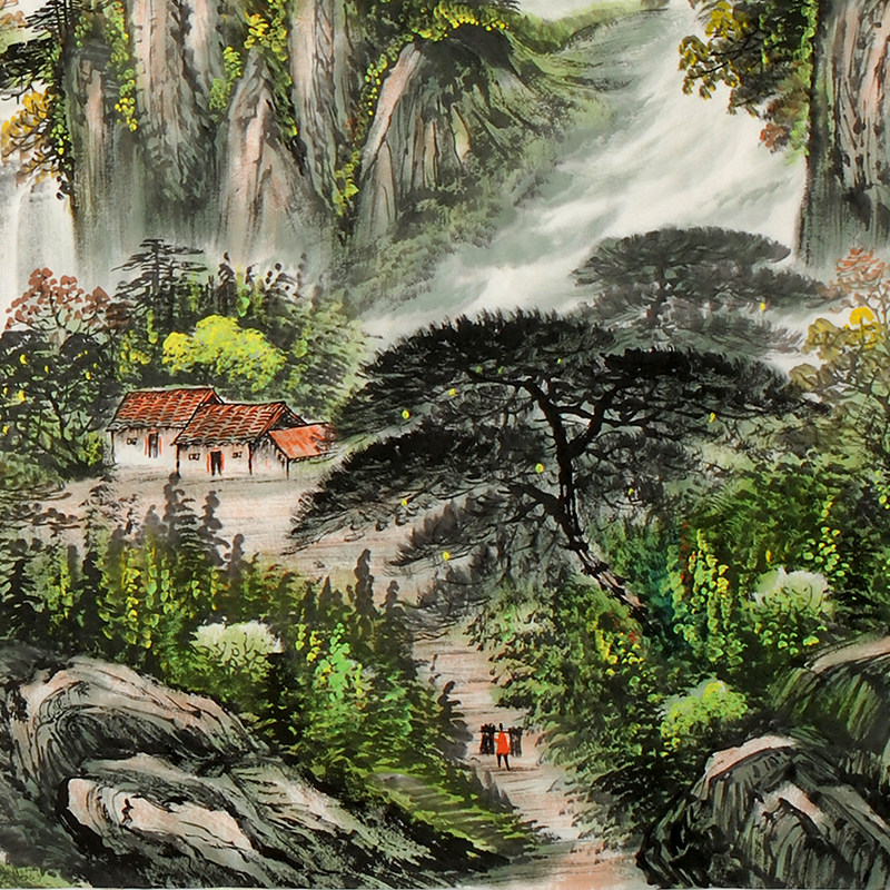 杨平《乾坤聚玉》180cmx70cm