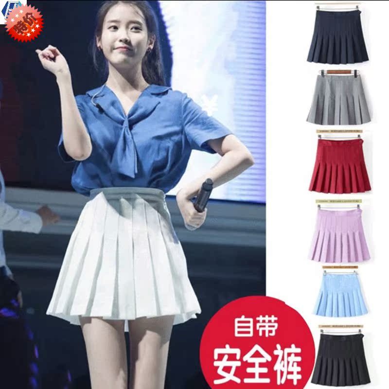 女童百褶裙粉红色儿童褶皱质感安全裤嘻哈韩国夏日迷你萝莉格纹在类目 女装/女士精品, 半身裙中 - 来自Buy2taobao.com提供专业的淘宝代购服务
