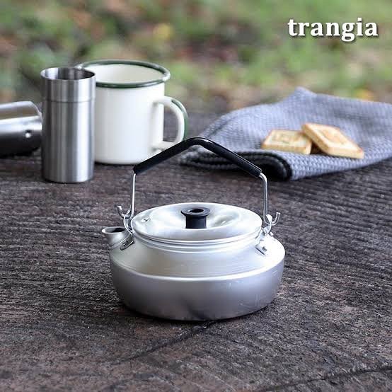 瑞典产Trangia 经典Kettle铝制超轻烧水壶茶壶野炊0.6L 0.9L 1.4L