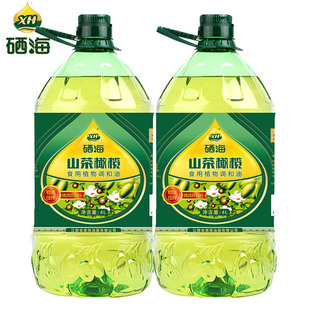 硒海 山茶橄榄油食用油植物调和油 4L*2桶 色拉油家用